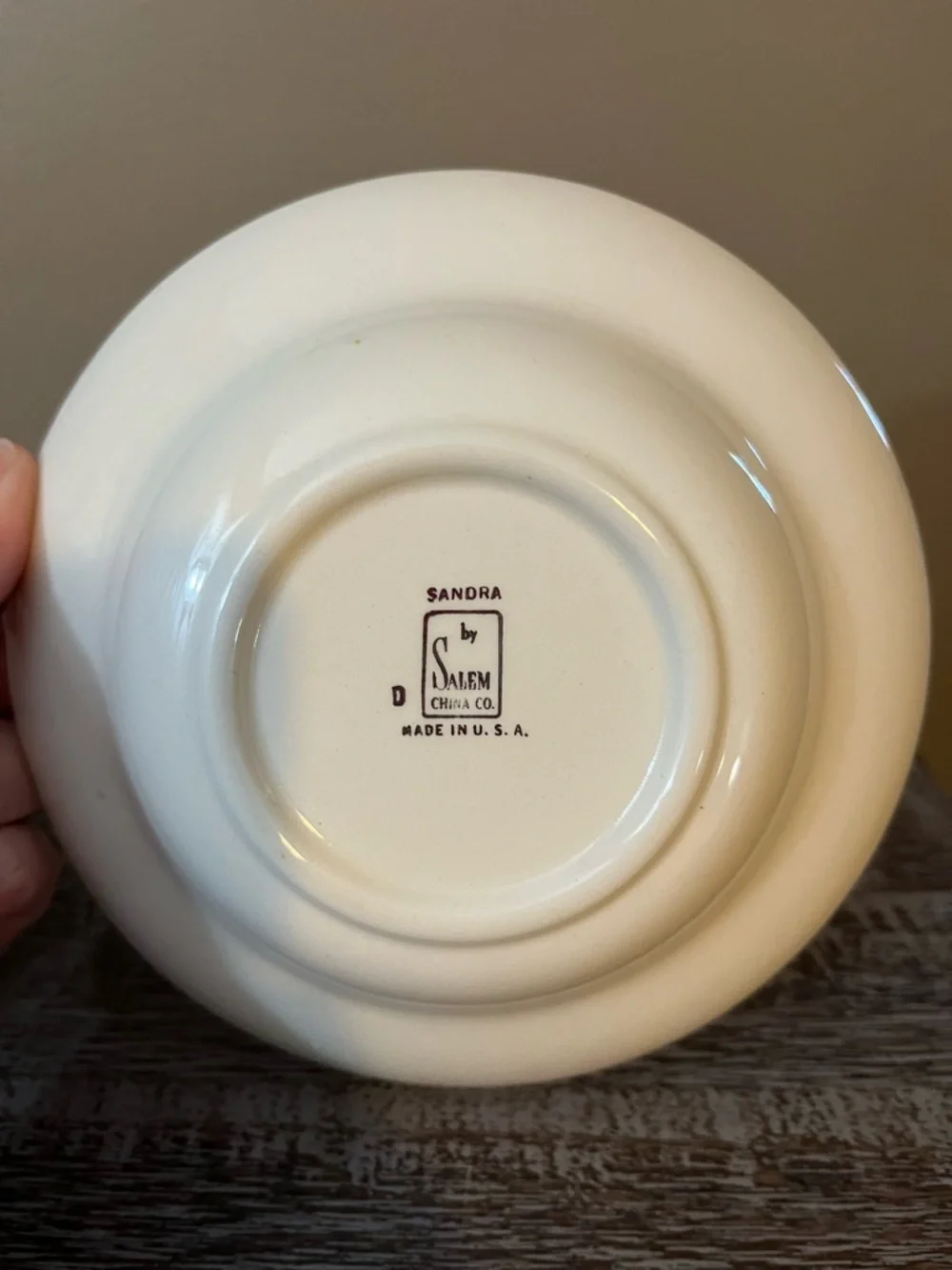 Set of 8 Vintage Salem China Co. Sandra Floral Round Bowl, 6 in
